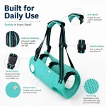 Turquoise Dog Support Lifting Harness Carrier Sling - Image 5