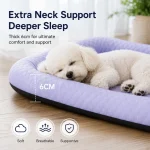 Yellow Gradient Cushioned Cooling Pet Bed Mat - Image 2