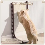 Inclined Cat Scratching Board Lounge With Frame - Image 2