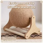 Sisal Cat Scratching Ball Stand Interactive Toy - Image 2