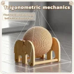Sisal Cat Scratching Ball Stand Interactive Toy - Image 3