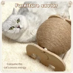 Sisal Cat Scratching Ball Stand Interactive Toy - Image 4