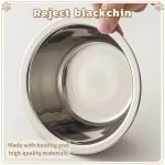 Gray Folding Raised Triple Stainless Pet Bowls - Image 4
