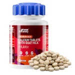 Goat Milk Calcium Tablets Pet Supplement Bottle