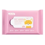 Pink Moist Pet Wipes Travel Pack