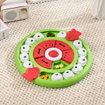 Green Round Interactive Pet Treat Puzzle Toy