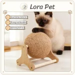 Sisal Cat Scratching Ball Stand Interactive Toy