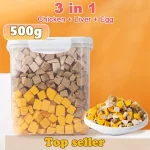 Chicken Liver Egg Freeze Dried Treats 500g