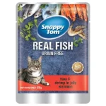 Snappy Tom Tuna Shrimp Cat Food Pouch