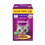 Whiskas Mackerel Six Pack Cat Food Pouches