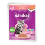 Whiskas Junior Salmon Cat Food Pouch 80g