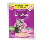 Whiskas Junior Chicken Mousse Cat Pouch 80g